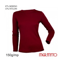MERINITO - Bluza dame 150g 87% lana merinos 13% nylon